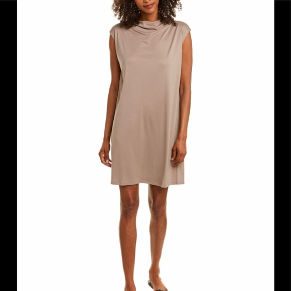 Eileen Fisher Dresses & Skirts - Eileen Fisher shift dress in Mocha size S